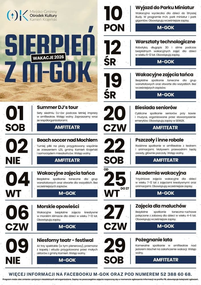 Sierpień z M-GOK