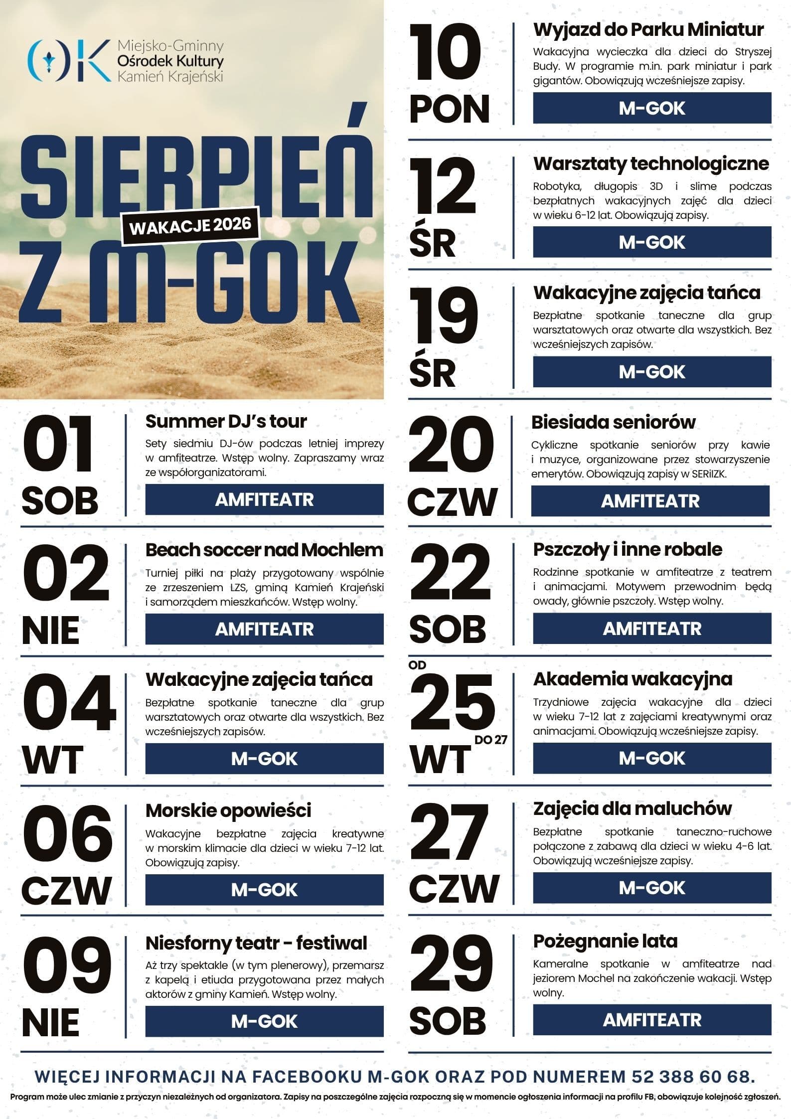 Sierpień z M-GOK