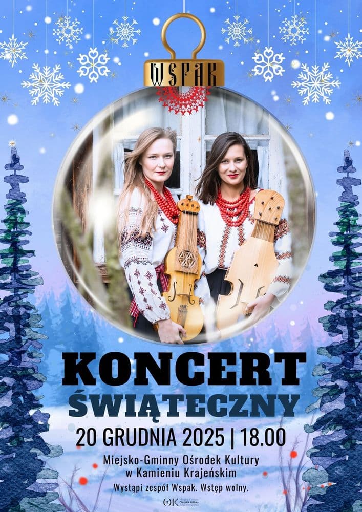 Koncert świąteczny: duet Wspak